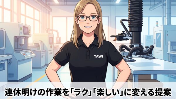 お盆休み明けで体が重い…そんな連休明けの作業を「ラク」「楽しい」に変える提案